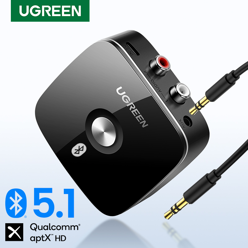 【RU】 UGREEN Bluetooth RCA 5.1  - مراجعة Audio Hd Music وسعره